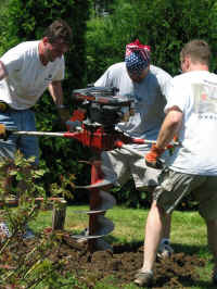 Digging Footing Holes