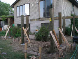 Posts in place