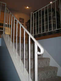 Original wrought iron railing