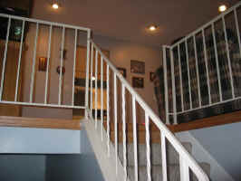Original wrought iron railing