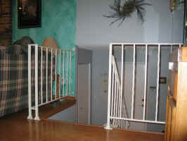 Original wrought iron railing