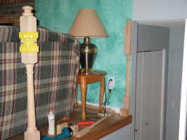 First newel post