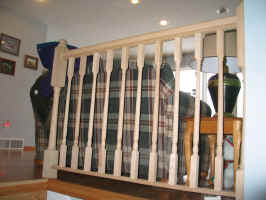 Finished small railing