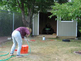 Cleanup during priming