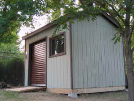 Finished Shed -- Side View