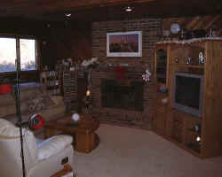 Family Room at Christmas