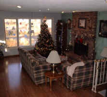 Living Room at Christmas