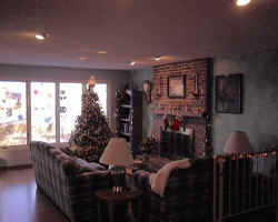 Living Room at Christmas